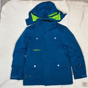 Firefly Blue Aquabase Elite Jacket: Size Medium